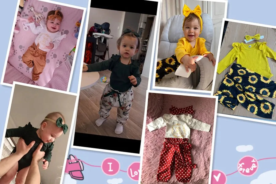 3Pcs Baby Girl Clothes Set Newborn Kids Clothing Childern Toddler Girl Clothes Bebe Girl Outfits Infant New Born Clothes