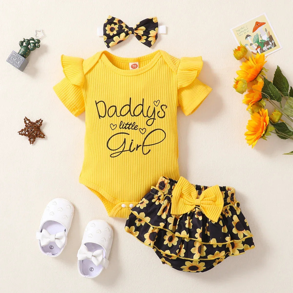 3Pcs Baby Girl Clothes Set Newborn Kids Clothing Childern Toddler Girl Clothes Bebe Girl Outfits Infant New Born Clothes