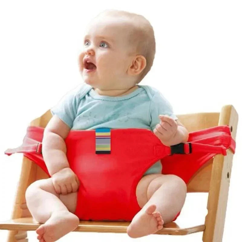 Portable Baby Dining Chair Fixed Belt Washable Baby High Seat Strap Outsidoor Infant Feeding Dinning Cover Seat with Safety Belt (Copy)