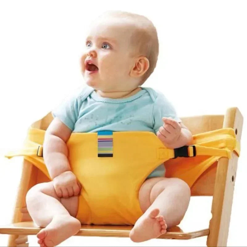 Portable Baby Dining Chair Fixed Belt Washable Baby High Seat Strap Outsidoor Infant Feeding Dinning Cover Seat with Safety Belt (Copy)