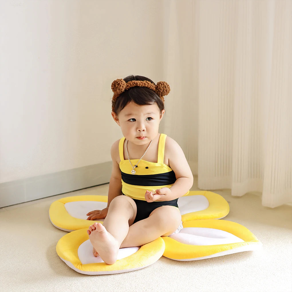 Blooming Bath Lotus Baby Bath Seat For Babys Bathing Comfort Not Easily Deformed Baby Sink Bathtub Mat Cushion Safe Flower Seat