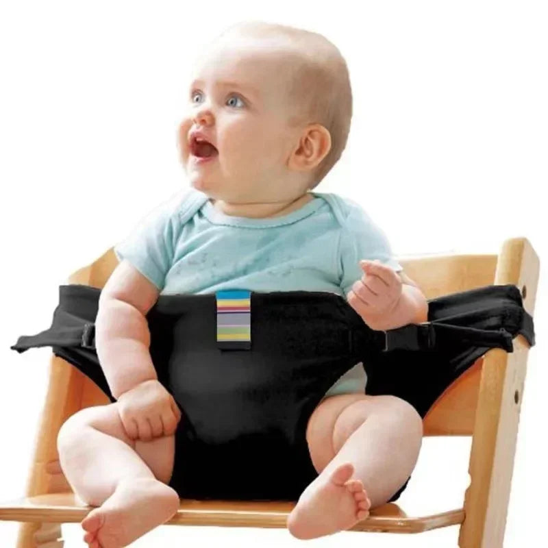 Portable Baby Dining Chair Fixed Belt Washable Baby High Seat Strap Outsidoor Infant Feeding Dinning Cover Seat with Safety Belt (Copy)