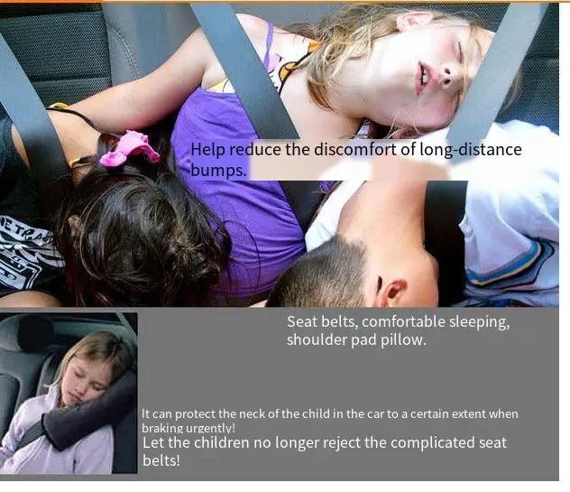Baby Pillow Kid Car Pillows Auto Safety Seat Belt Shoulder Cushion Pad Harness Protection Support Pillow For Kids Toddler