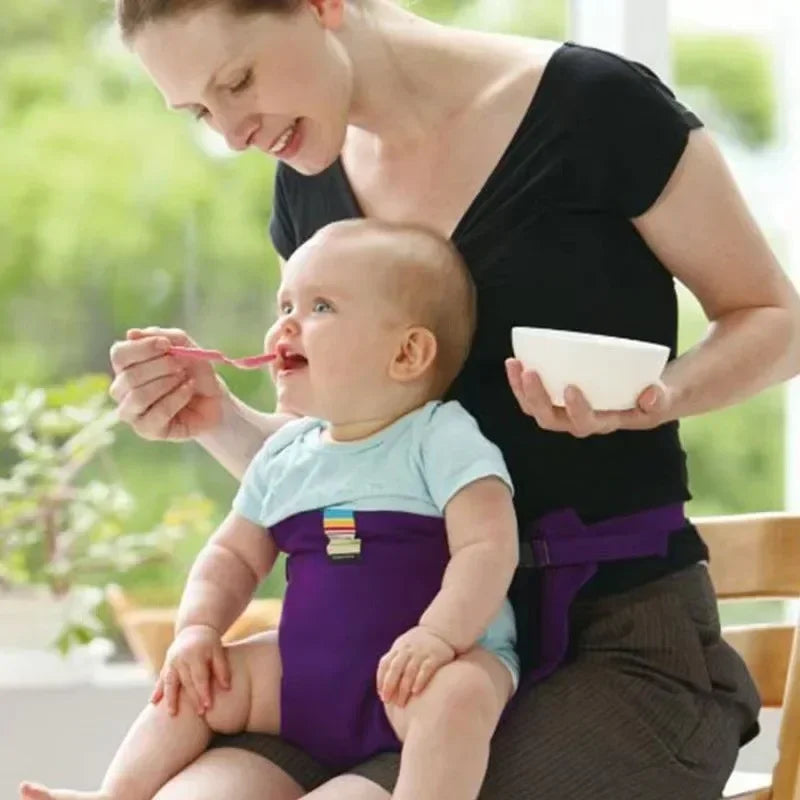 Portable Baby Dining Chair Fixed Belt Washable Baby High Seat Strap Outsidoor Infant Feeding Dinning Cover Seat with Safety Belt (Copy)