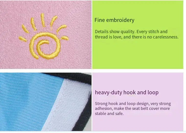 Baby Pillow Kid Car Pillows Auto Safety Seat Belt Shoulder Cushion Pad Harness Protection Support Pillow For Kids Toddler