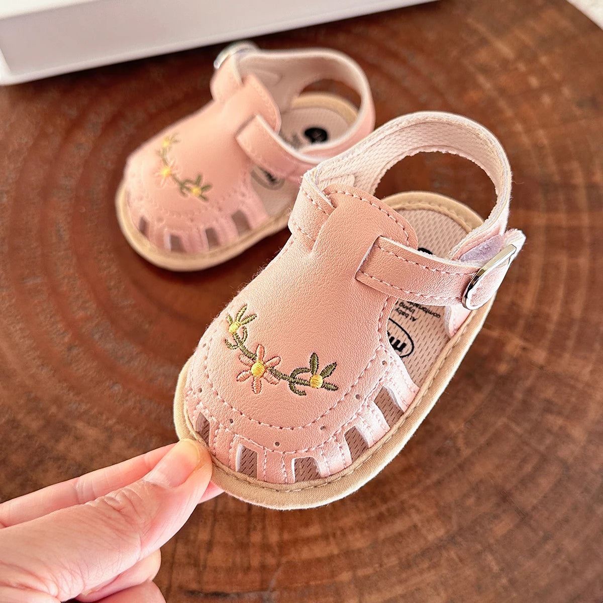 Infant Baby Boys Girls Sandals Summer Baby Wedding Dress Flat Shoes Newborn Crib Shoes First Walkers Prewalkers Shoes ﻿ ﻿