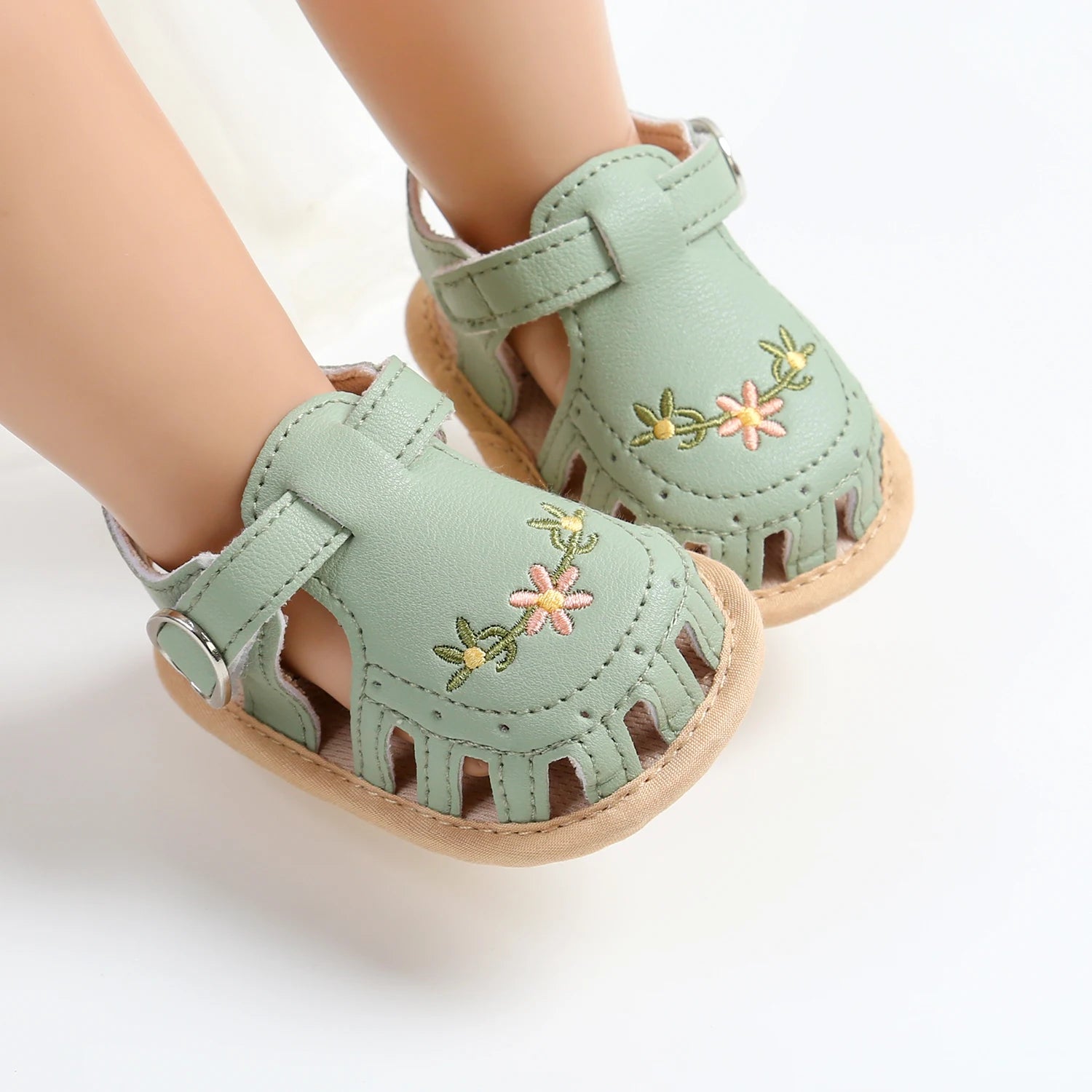 Infant Baby Boys Girls Sandals Summer Baby Wedding Dress Flat Shoes Newborn Crib Shoes First Walkers Prewalkers Shoes ﻿ ﻿