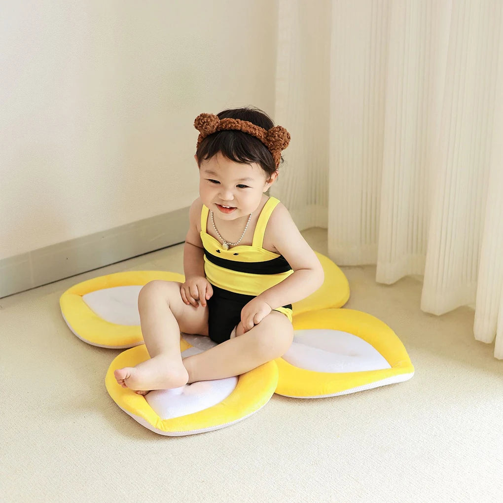 Blooming Bath Lotus Baby Bath Seat For Babys Bathing Comfort Not Easily Deformed Baby Sink Bathtub Mat Cushion Safe Flower Seat