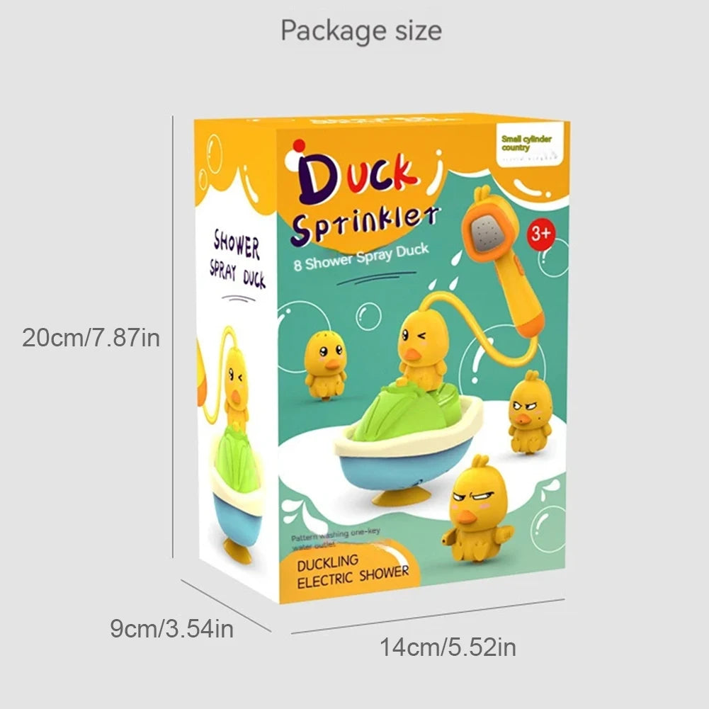 Duck Bath Toys for Toddlers Bathtub Water Spray Baby Bath Toy Cute Electric Bathroom Bathing Toys for Kids Ideal Birthday Gifts